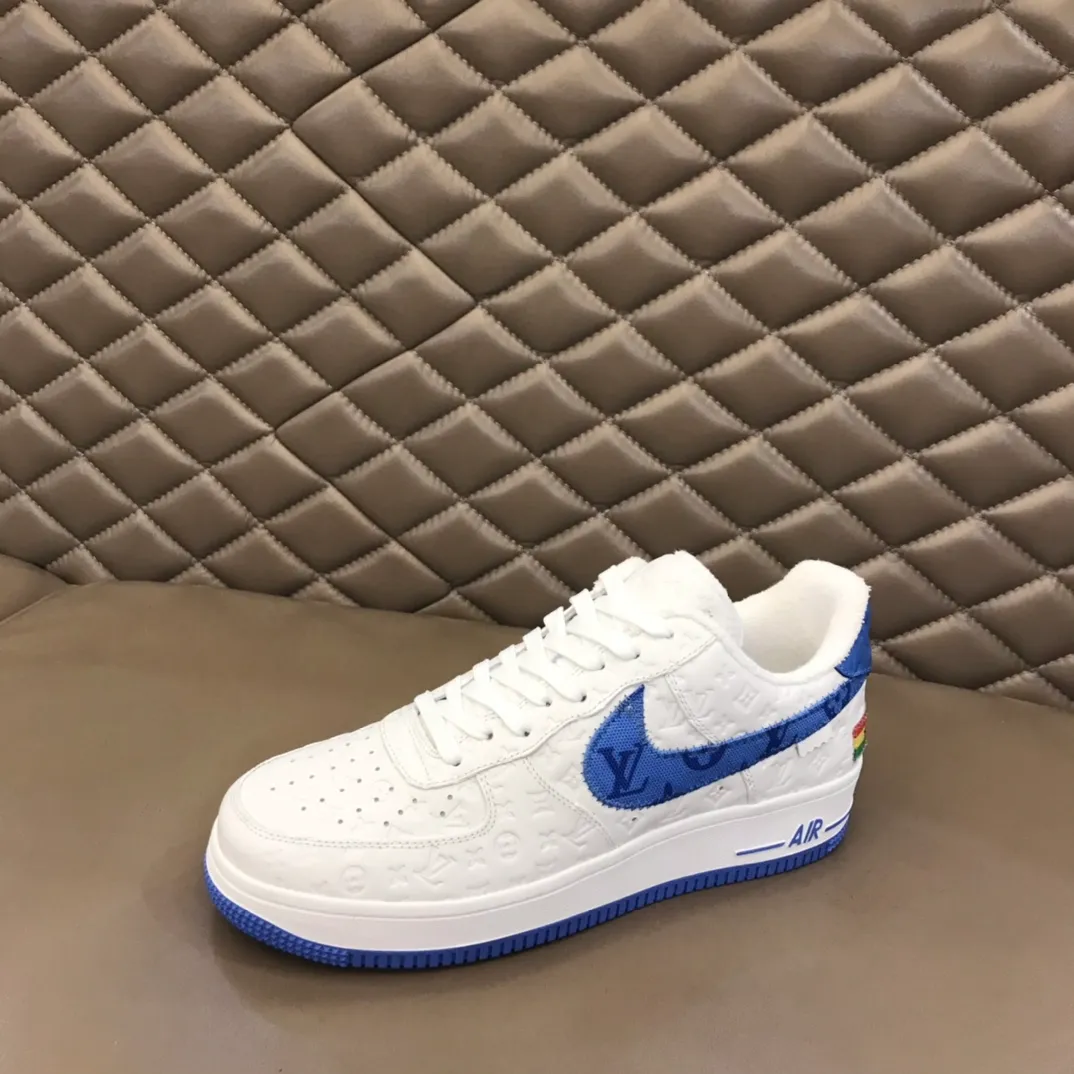 Men's shoes 💰p420 "*OUIS *UITTO*" x OFF-WHITE x Nike tripartite collaboration! Trendy and cool men's casual sports shoes with unrivaled color matching. The design idea basically continues the style of THE TEN. The Swoosh line and tongue label have a very familiar visual effect and are both fashionable and trendy! A must-have for fashionistas! The effect on your feet is absolutely stunning! (The original drawer packaging accessories are complete) Code number 38-45